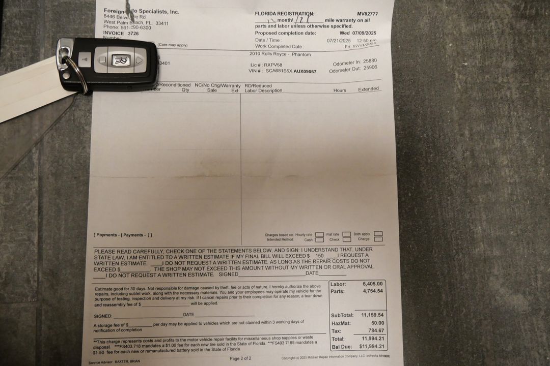 2010 Rolls-Royce Phantom