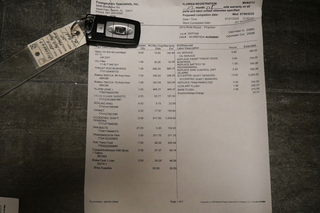 2010 Rolls-Royce Phantom