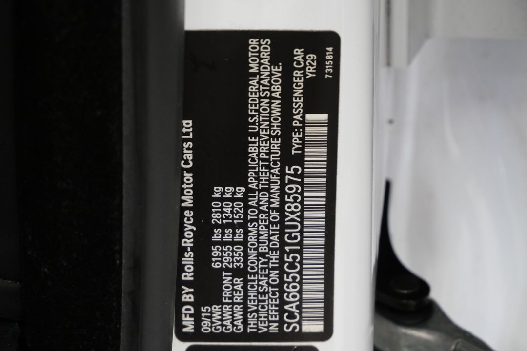 2016 Rolls-Royce Wraith