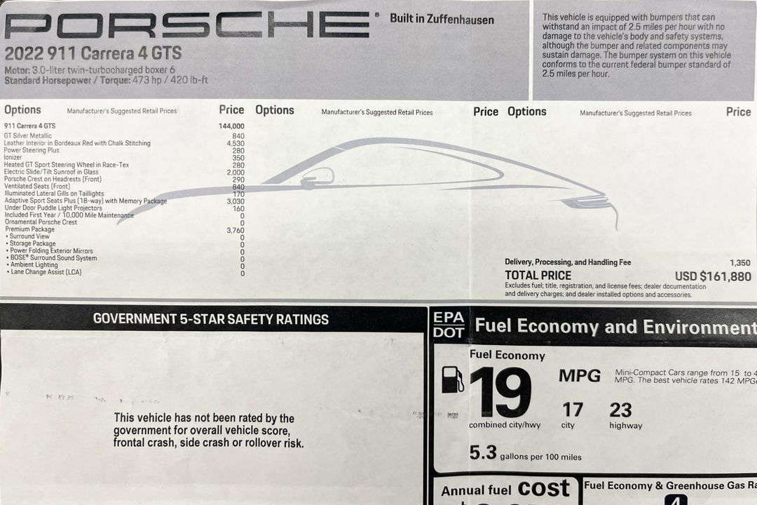 2022 Porsche 911