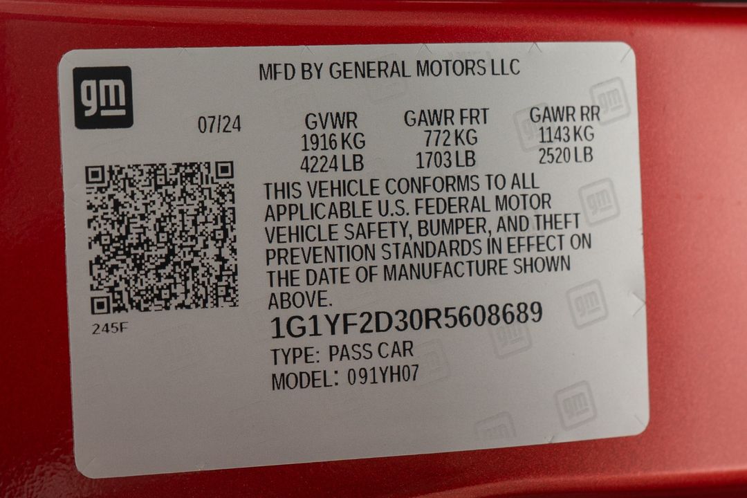 2024 Chevrolet Corvette