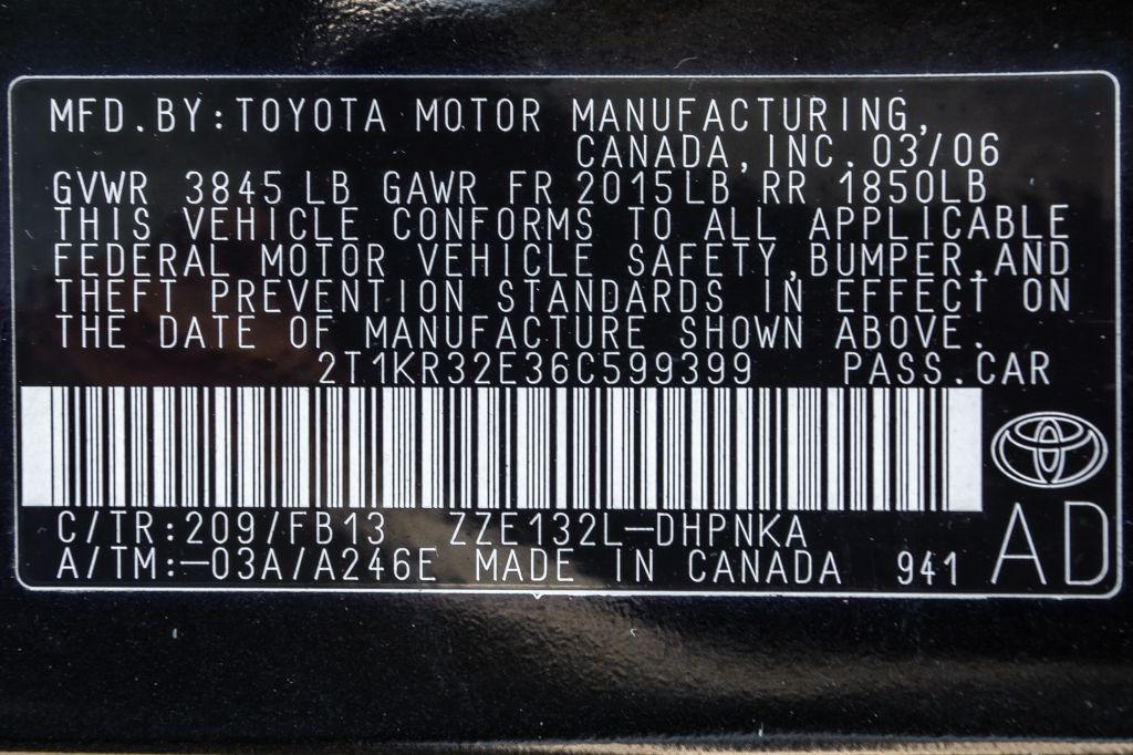 2006 Toyota COROLLA MATRIX