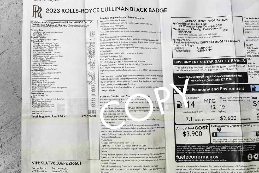 2023 Rolls-Royce Cullinan