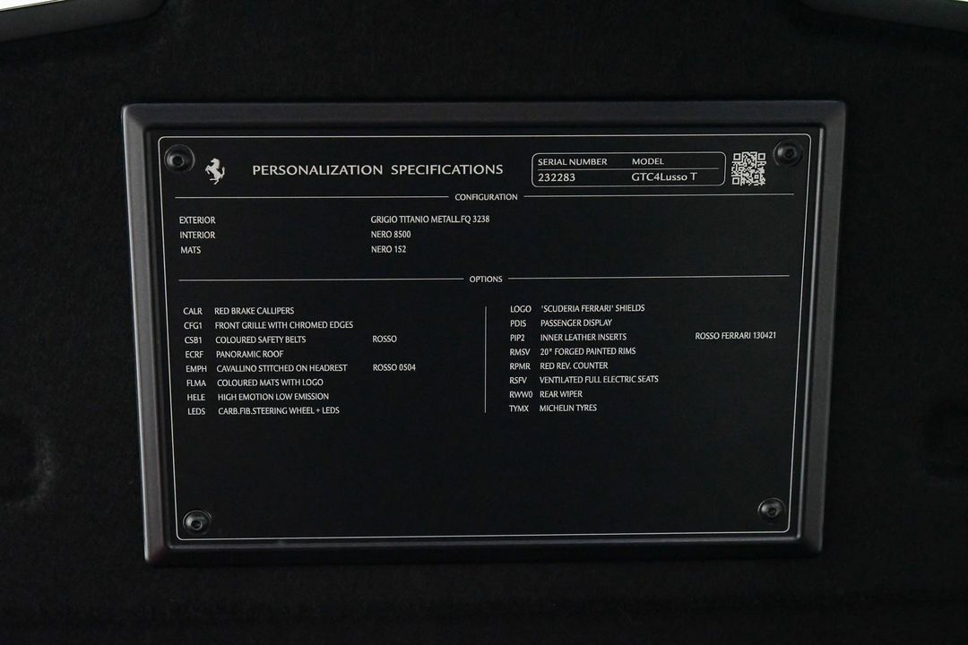 2018 Ferrari GTC4Lusso