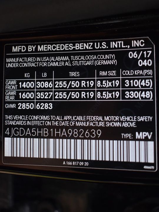 2017 Mercedes-Benz GLE