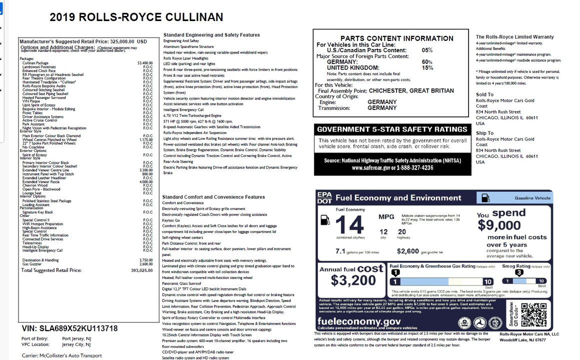 2019 Rolls-Royce Cullinan