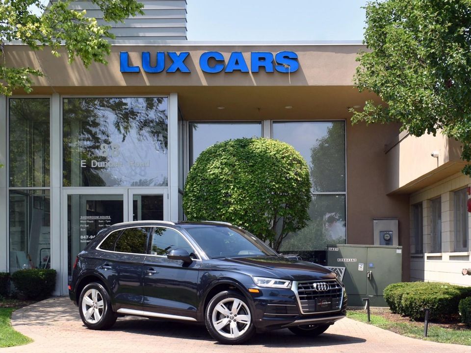 2018 Audi Q5 Premium Plus w/Cold Weather Package and Nougat Brown, Leather Interior