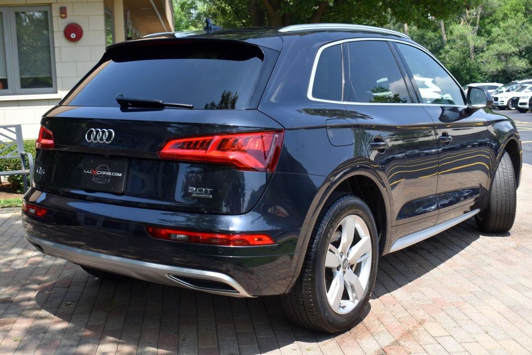 2018 Audi Q5 Premium Plus w/Cold Weather Package and Nougat Brown, Leather Interior