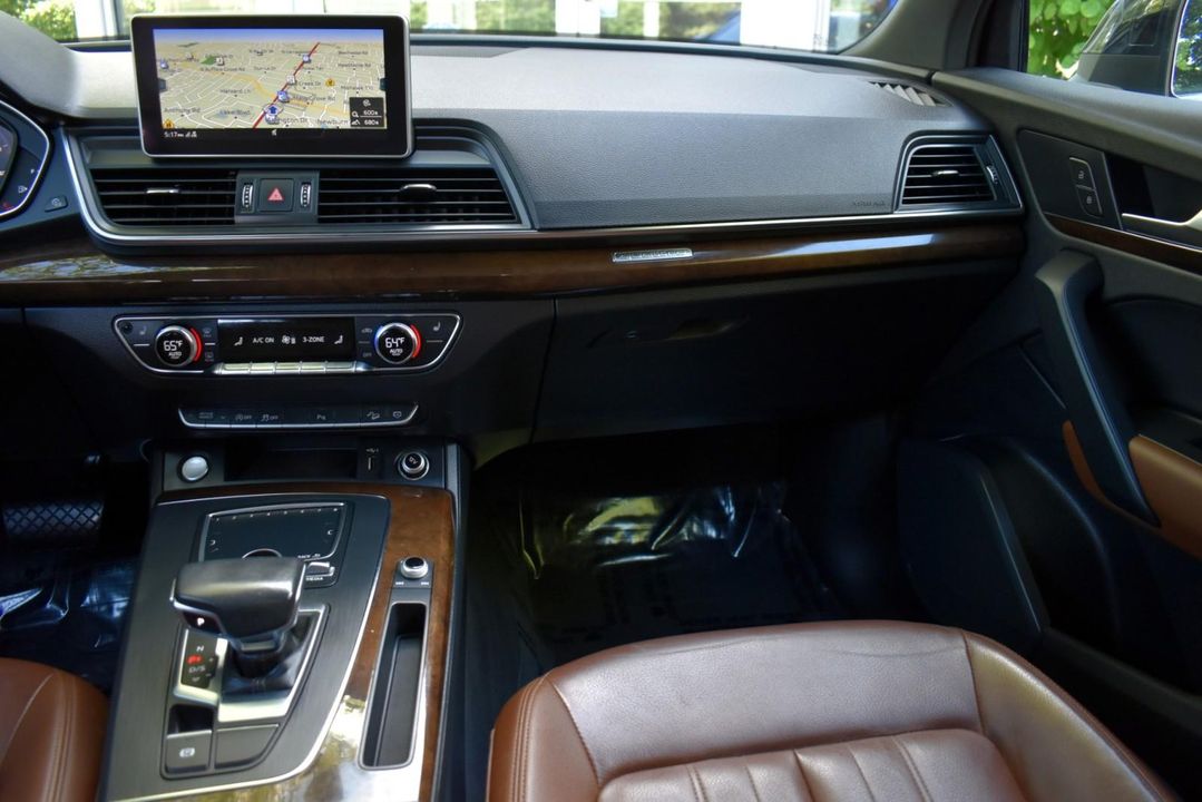 2018 Audi Q5 Premium Plus w/Cold Weather Package and Nougat Brown, Leather Interior