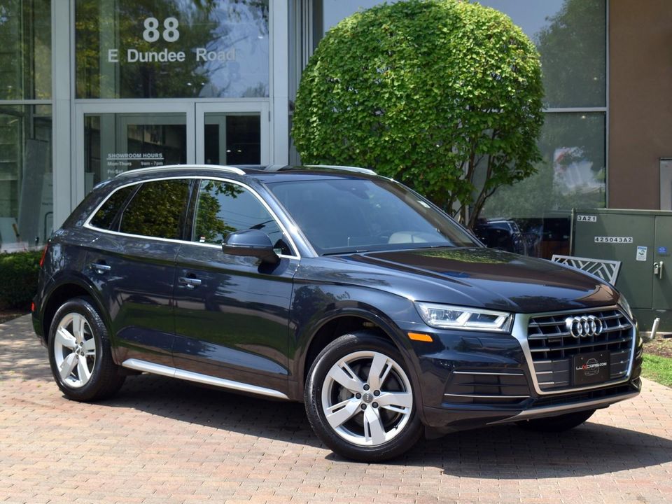 2018 Audi Q5 Premium Plus w/Cold Weather Package and Nougat Brown, Leather Interior