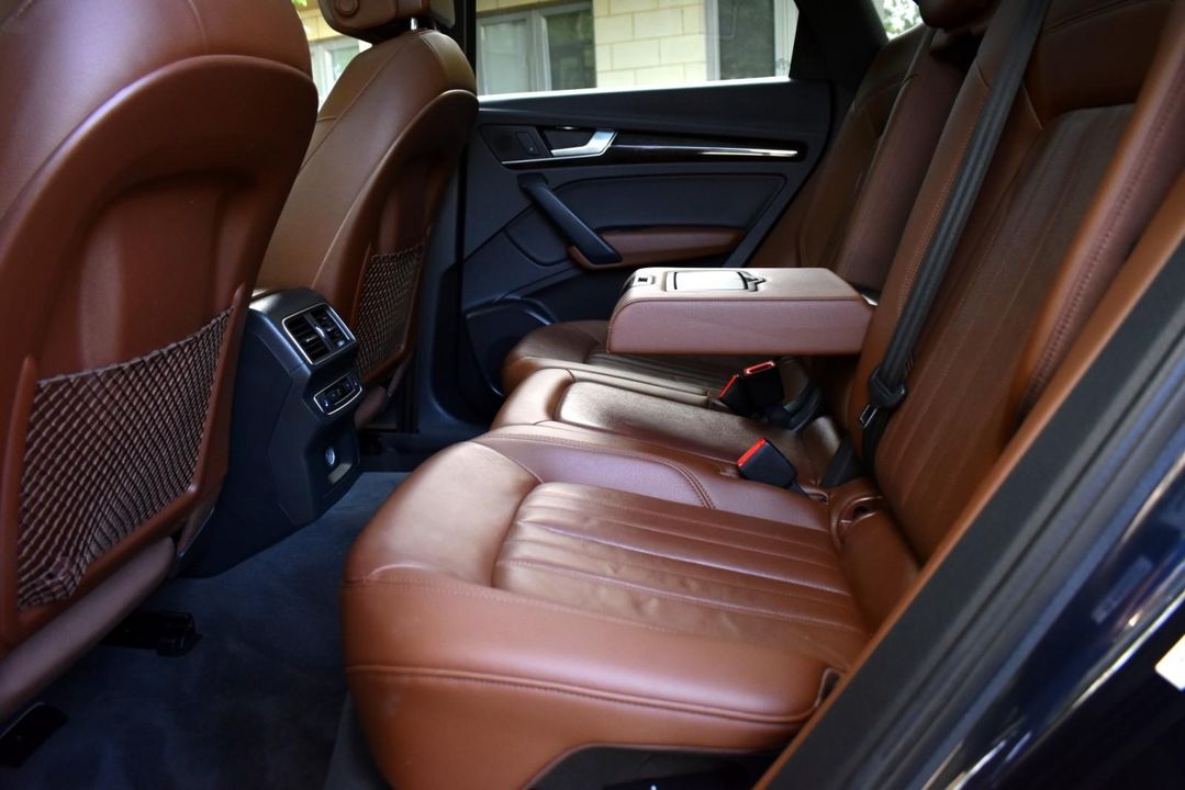 2018 Audi Q5 Premium Plus w/Cold Weather Package and Nougat Brown, Leather Interior
