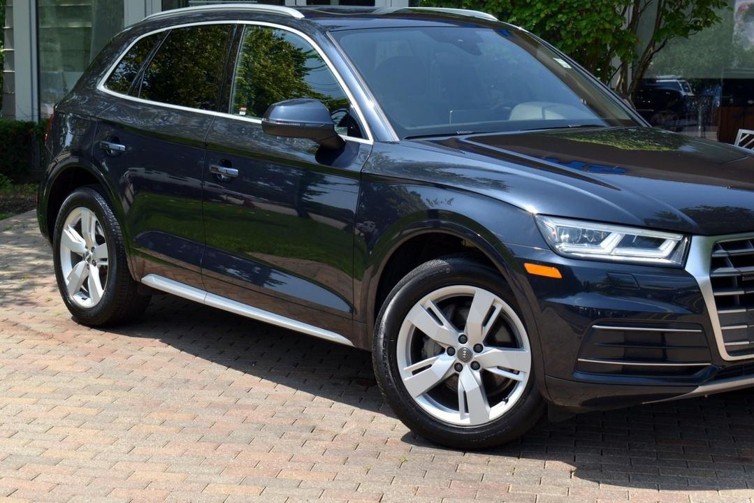 2018 Audi Q5 Premium Plus w/Cold Weather Package and Nougat Brown, Leather Interior