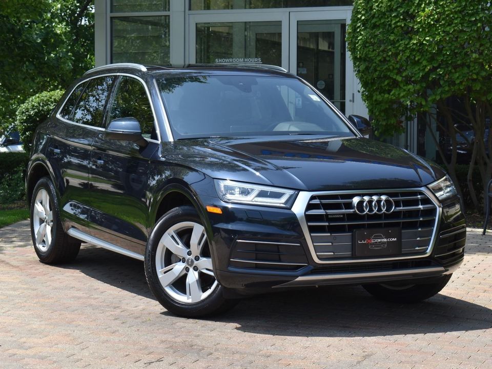 2018 Audi Q5 Premium Plus w/Cold Weather Package and Nougat Brown, Leather Interior