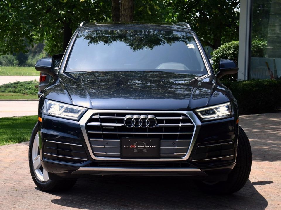 2018 Audi Q5 Premium Plus w/Cold Weather Package and Nougat Brown, Leather Interior