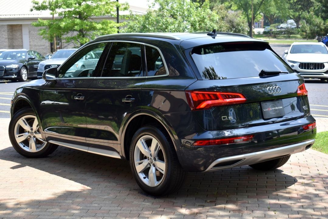 2018 Audi Q5 Premium Plus w/Cold Weather Package and Nougat Brown, Leather Interior