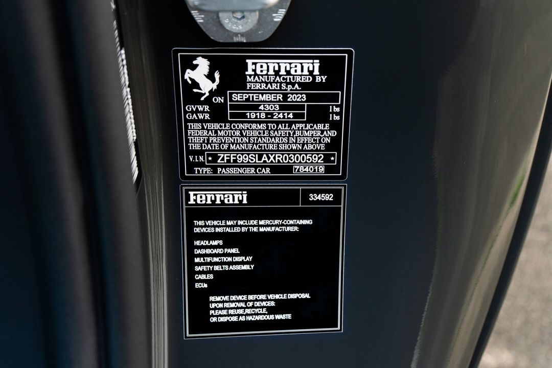 2024 Ferrari 296 GTB