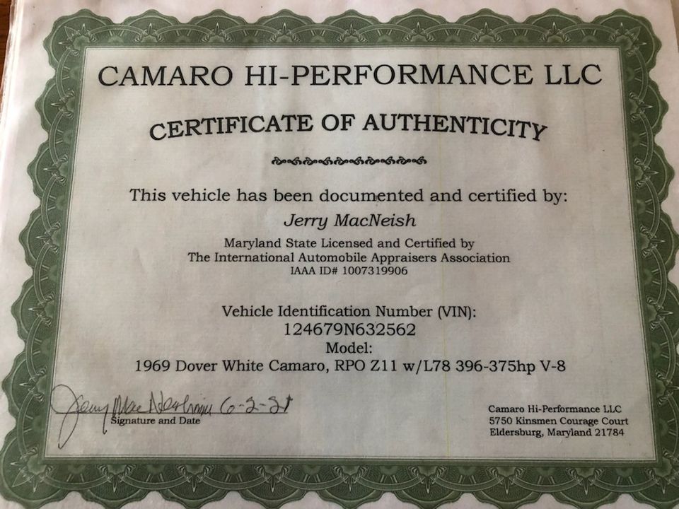 1969 Chevrolet Camaro
