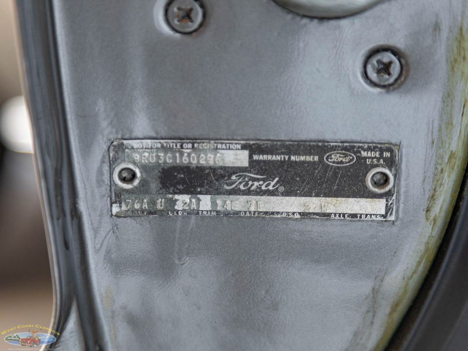 1968 Ford Mustang 302 5.0L V8 Convertible