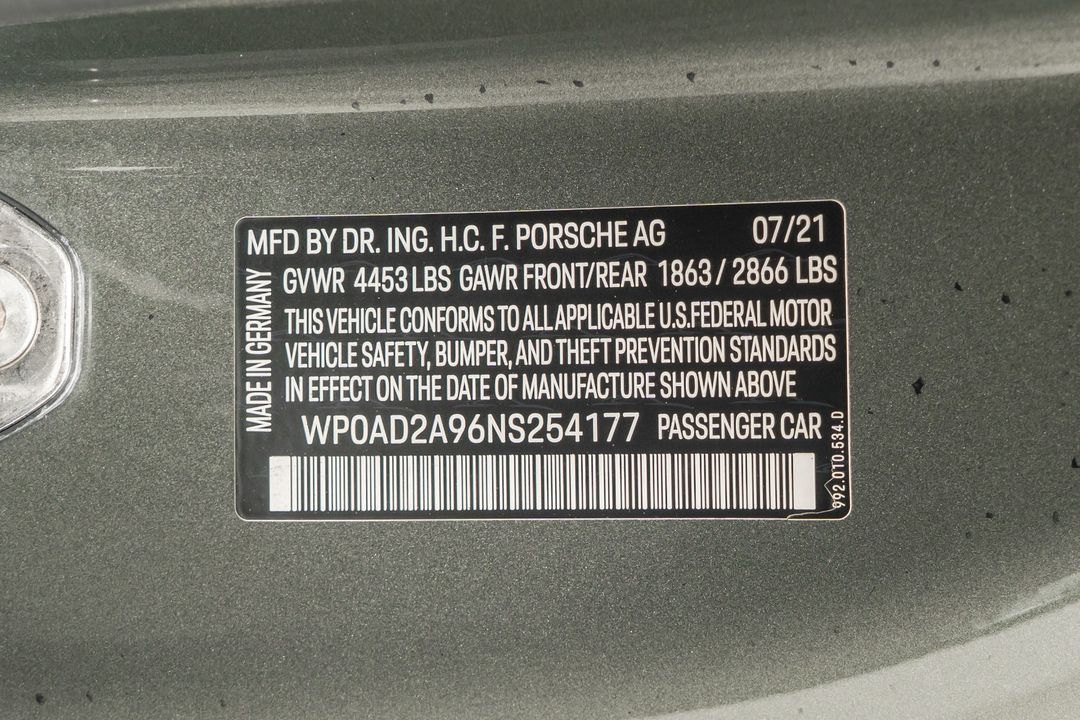 2022 Porsche 911