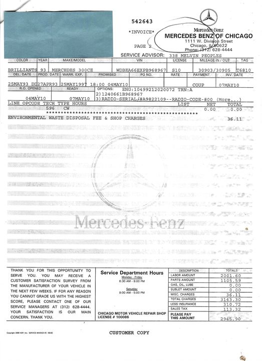 1993 Mercedes-Benz 300CE