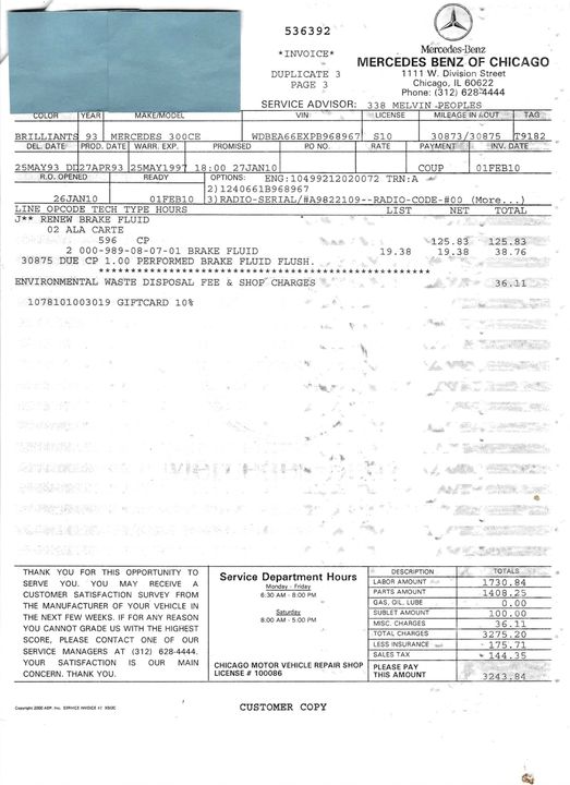 1993 Mercedes-Benz 300CE