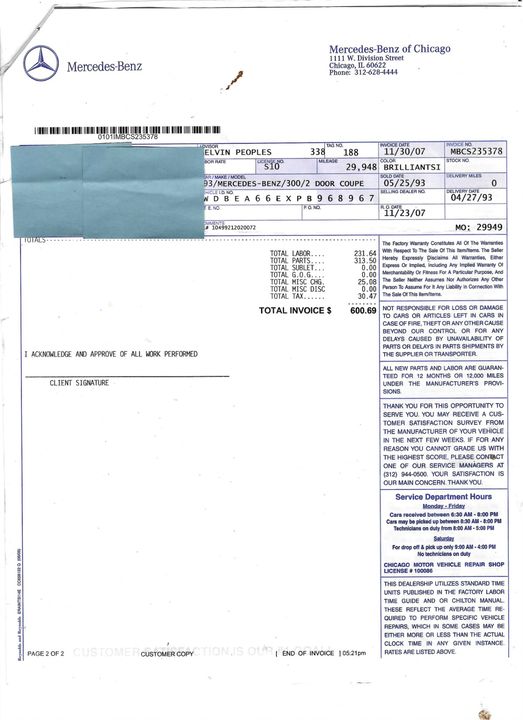 1993 Mercedes-Benz 300CE