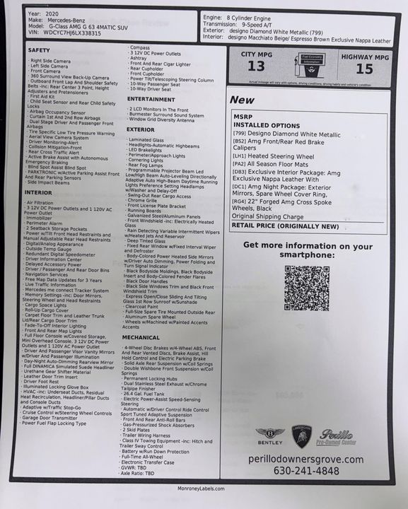 2020 Mercedes-Benz G-Class