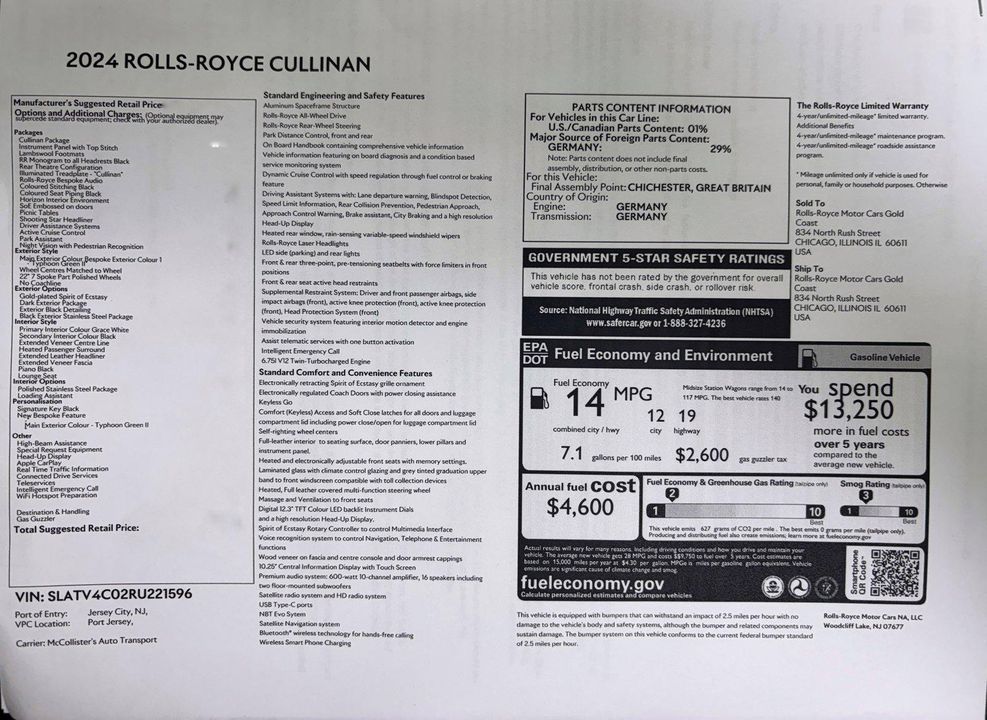 2024 Rolls-Royce Cullinan