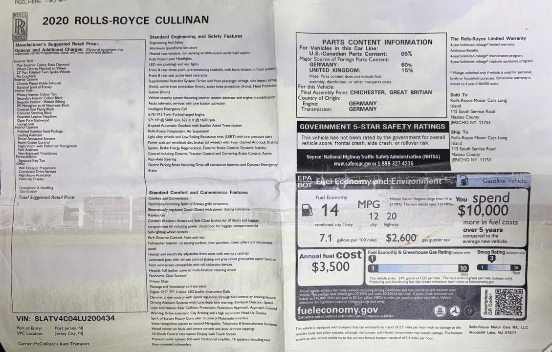 2020 Rolls-Royce Cullinan