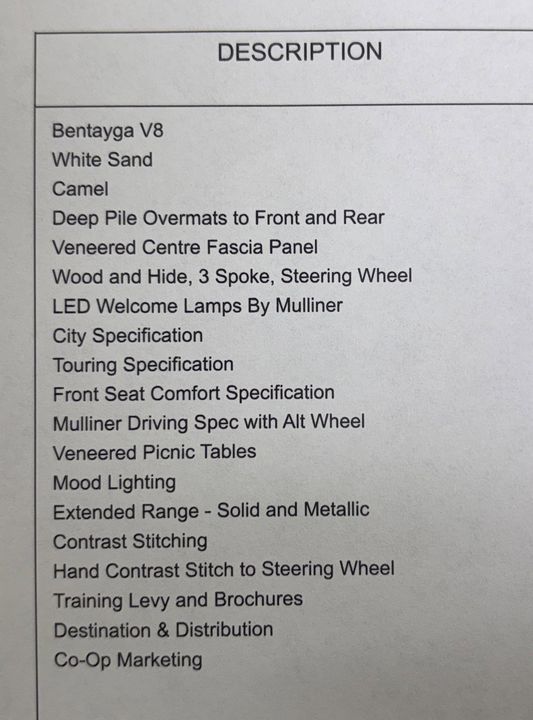 2019 Bentley Bentayga