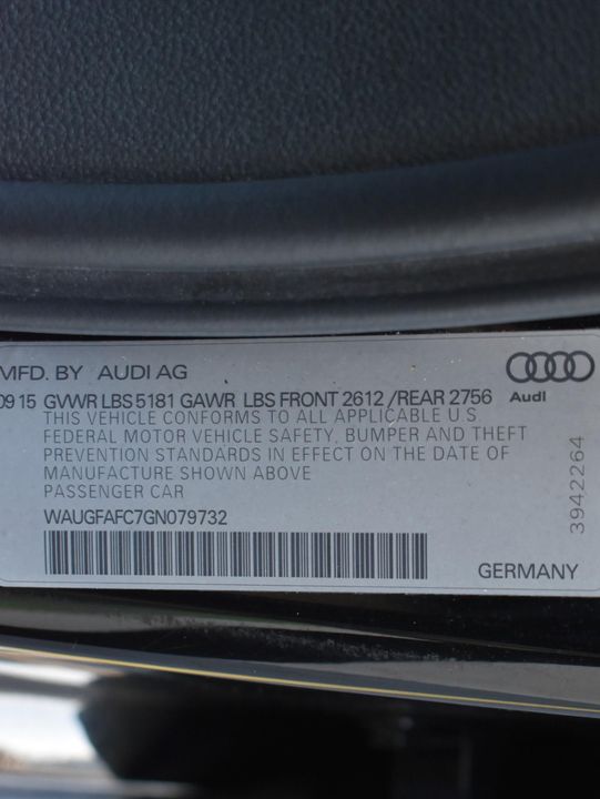 2016 Audi A6 4dr Sdn quattro 2.0T Premium Plus Full-Time All-Wheel