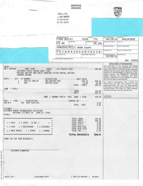 1989 Porsche 930