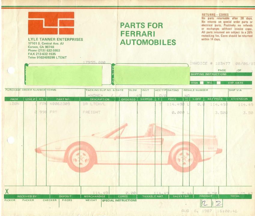 1975 Ferrari Dino 308