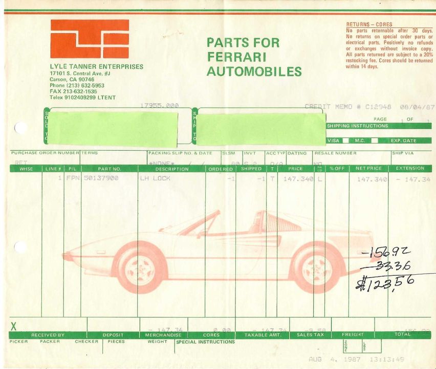 1975 Ferrari Dino 308