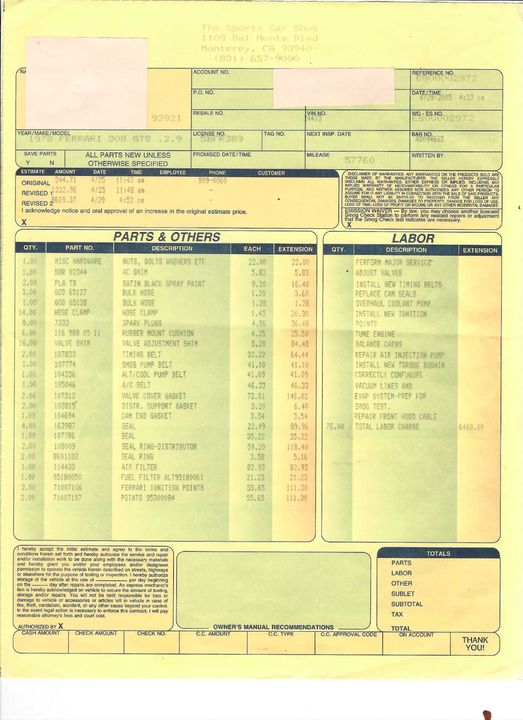 1978 Ferrari 308GTS