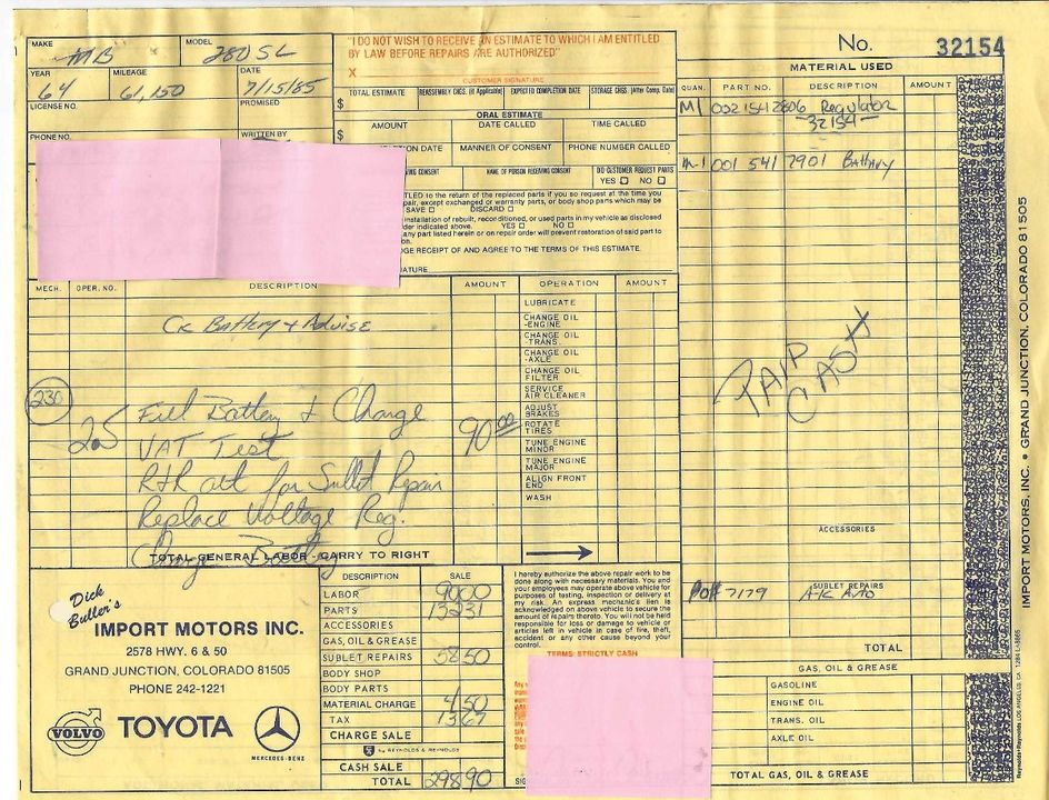 1964 Mercedes-Benz 230SL