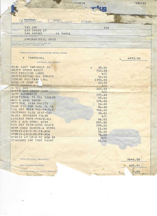 1975 International Harvester Travelall