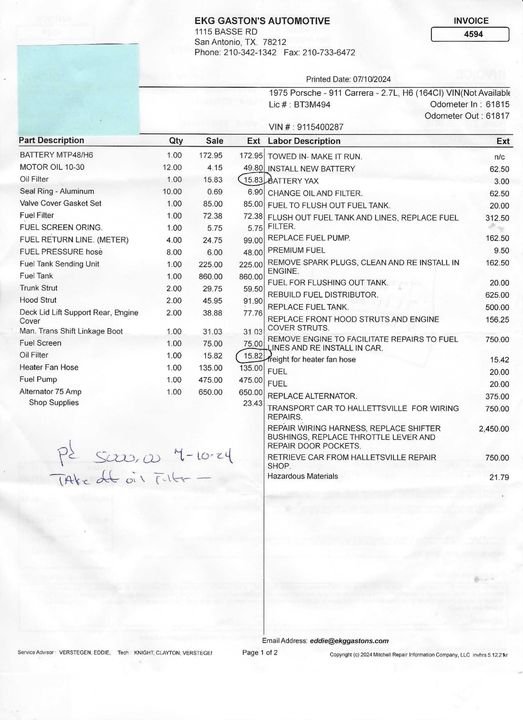 1975 Porsche 911 Carrera