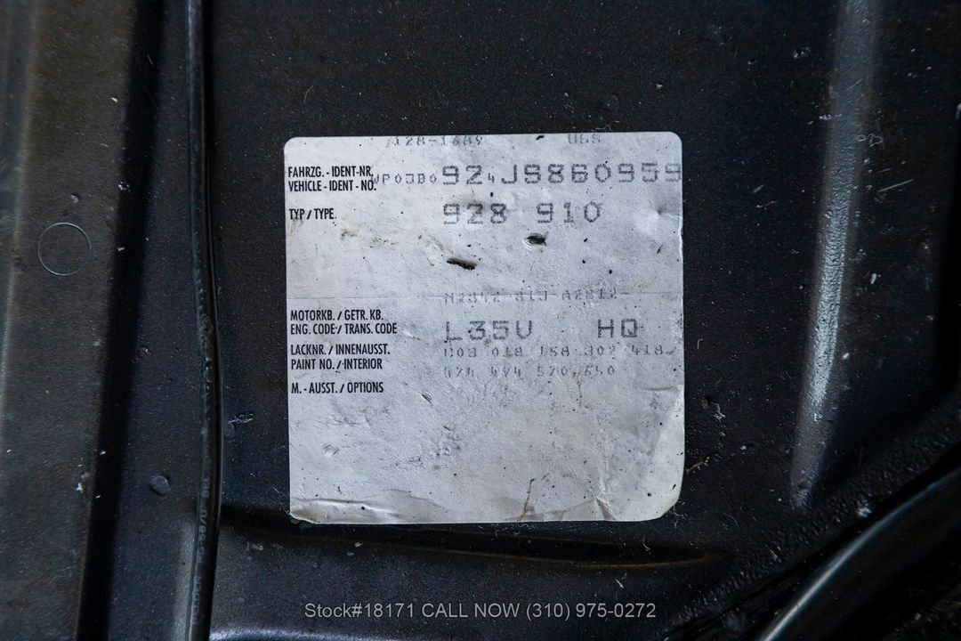 1988 Porsche 928