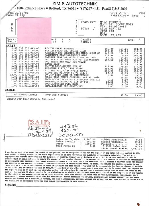 1979 Porsche 911SC Coupe with A GT2 Conversion