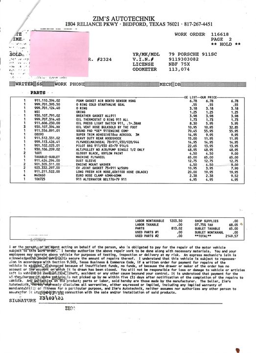 1979 Porsche 911SC Coupe with A GT2 Conversion