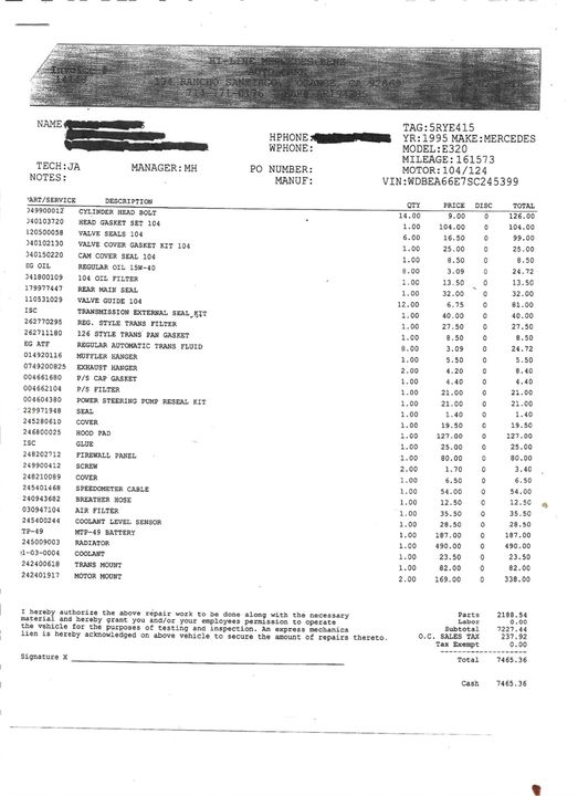 1995 Mercedes-Benz E320