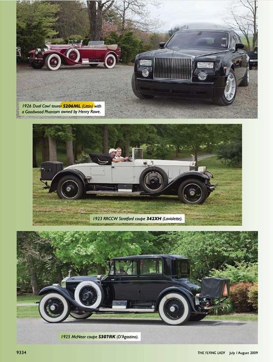 1925 Rolls-Royce Springfield Silver Ghost