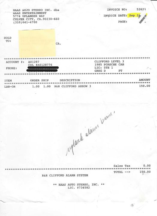 1985 Porsche Carrera