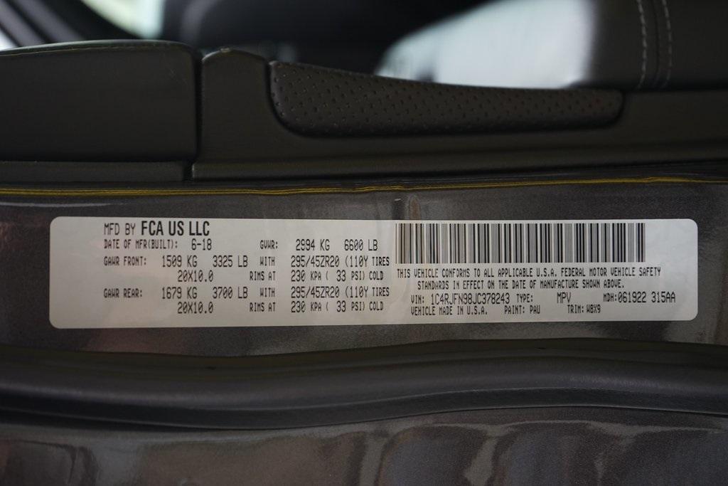 2018 Jeep Grand Cherokee