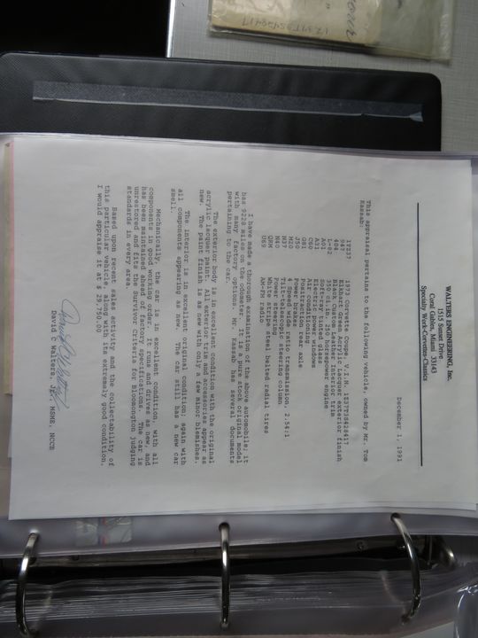 1973 Chevrolet Corvette L82 4 Speed 11k Miles Unrestored Time Capsule
