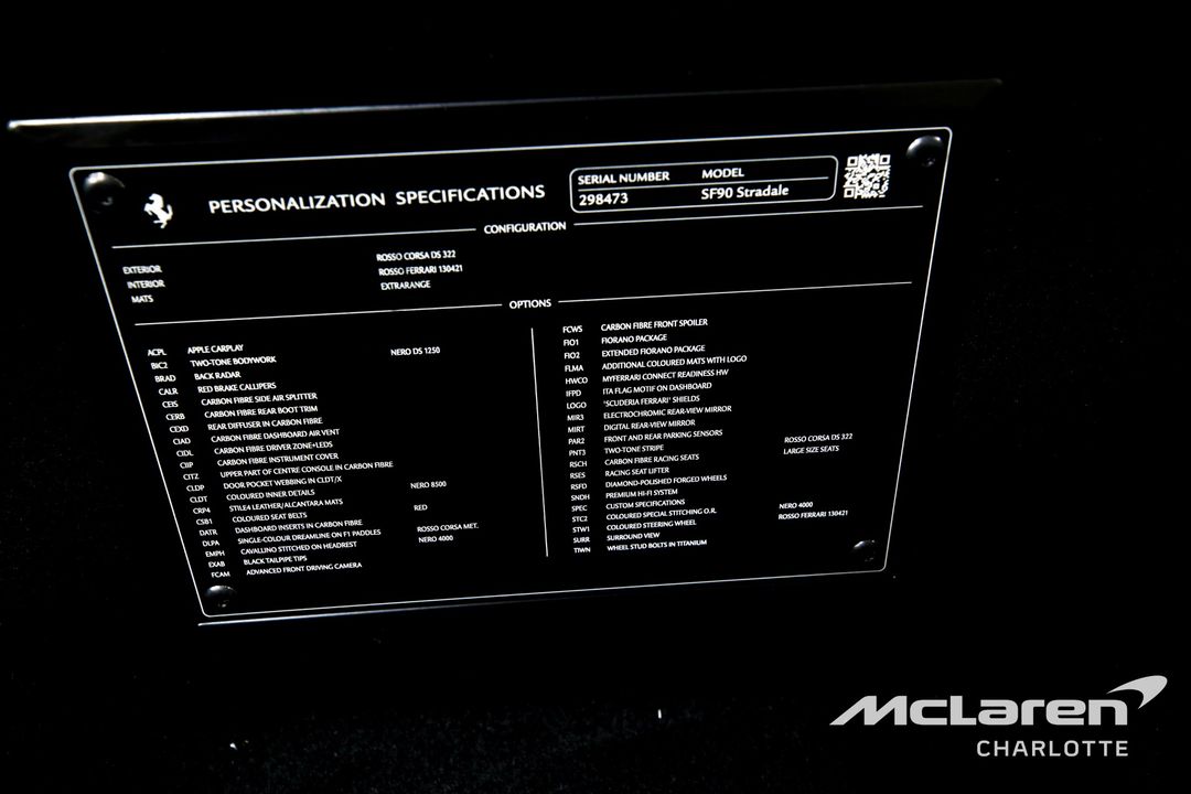 2023 Ferrari SF90 Stradale