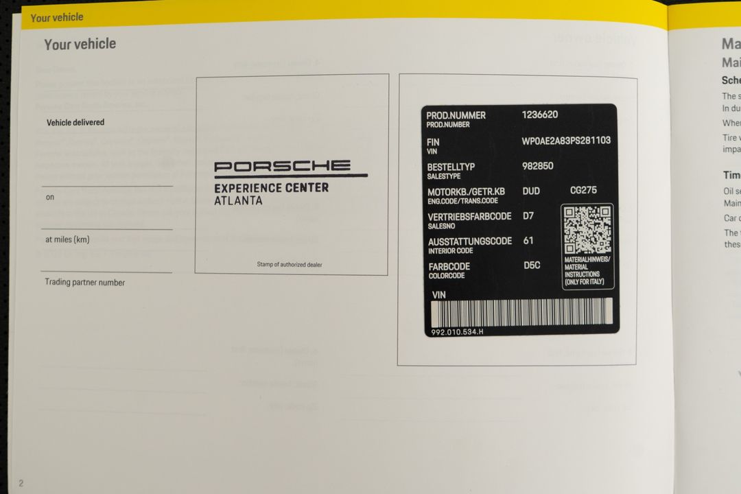 2023 Porsche 718 Cayman