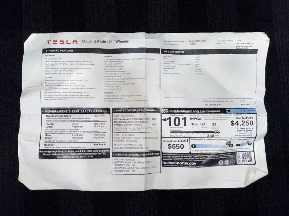2021 Tesla Model S