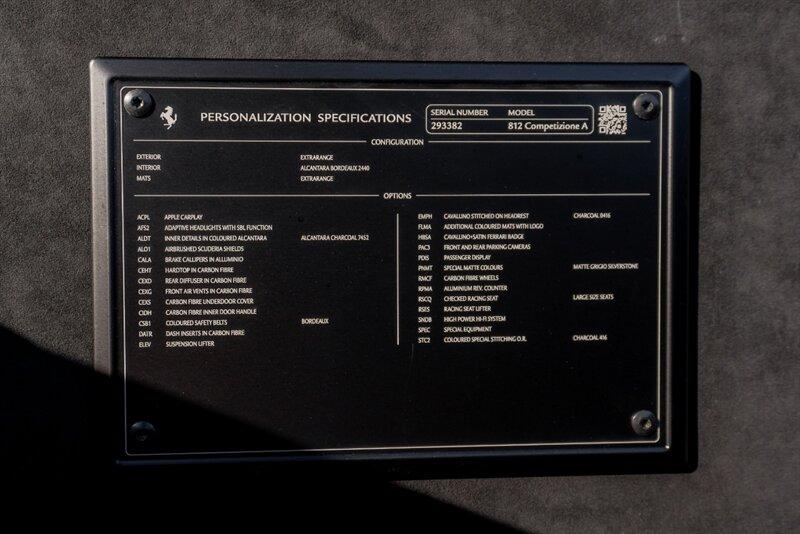 2023 Ferrari 812 Competizione A